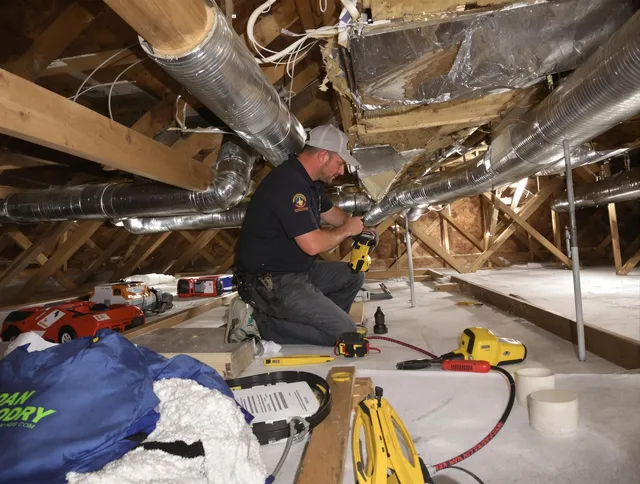 Professional air duct repair by Burrillville Air Duct Cleaning in Burrillville